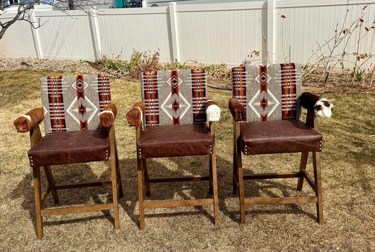 Southwestern Counter Height Bar Stools