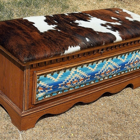 Cowhide Chest