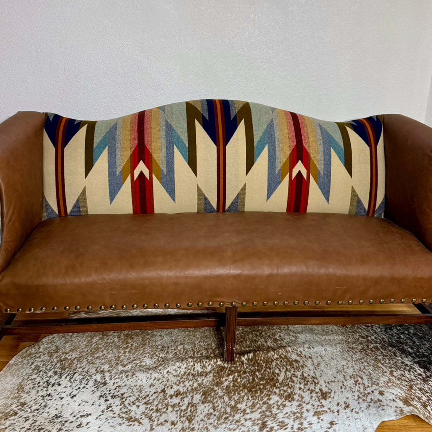 Wyeth Trail & Cowhide Sofa