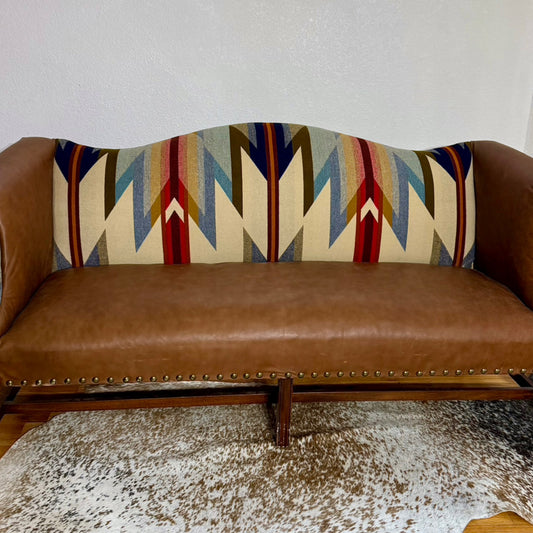 Pendleton Wyeth & Cowhide Sofa