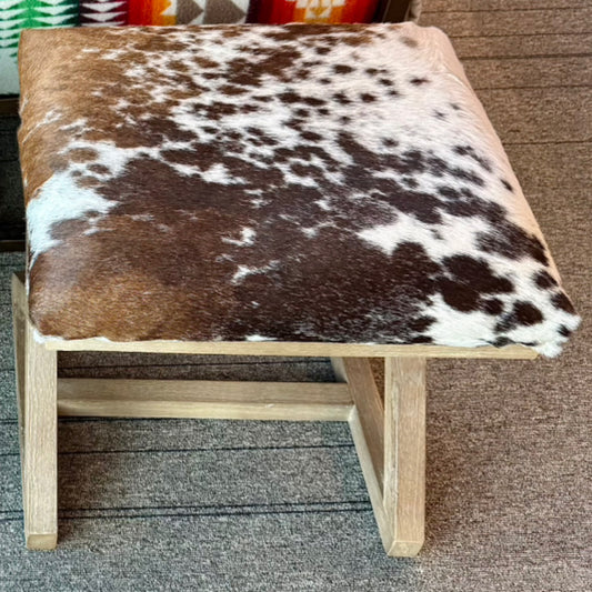 Cowhide Foot Stool